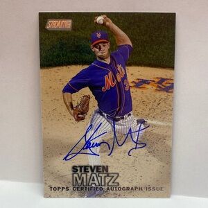 2016 Topps Stadium Club Steven Matz Autograph #SCA-SMZ (067)
